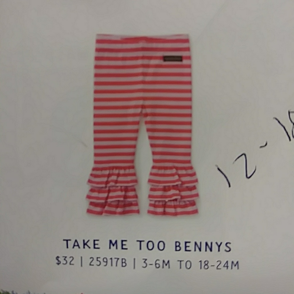 Take me too bennys sz. 12-18m